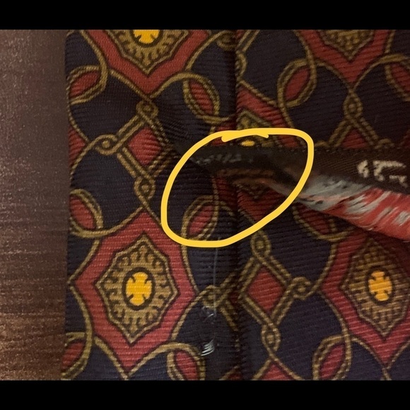 🌿SALE🌿GUY LAROCHE Vintage Silk Necktie - Picture 7 of 9